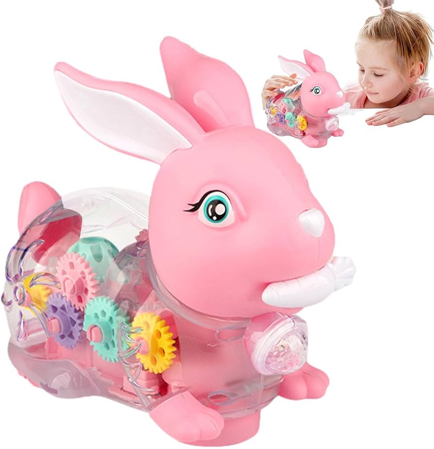 美品箱付き　リヤドロ 　バニーキッス Amazon.co.jp: ロボティック バニー ウサギ - 電池式のウサギの